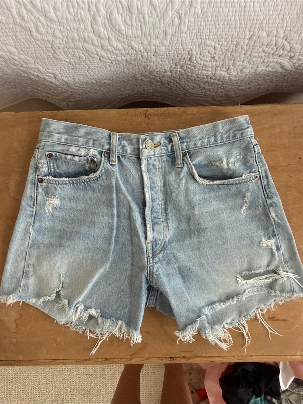 Agolde Parker Long Shorts Size 28